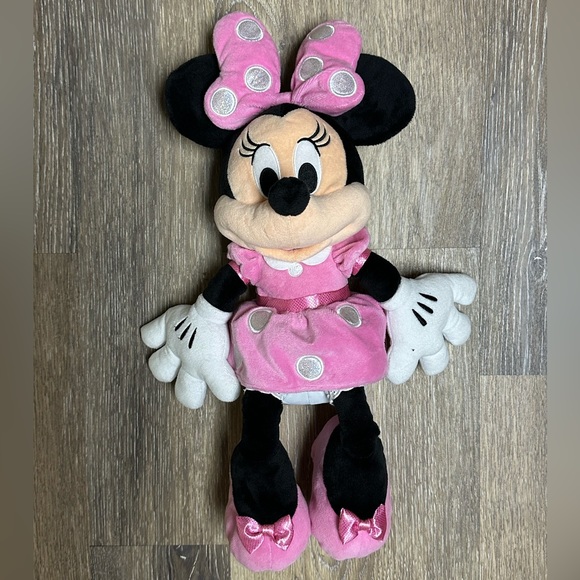 Disney Minnie Mouse Plush - Pink - Picture 1 of 6